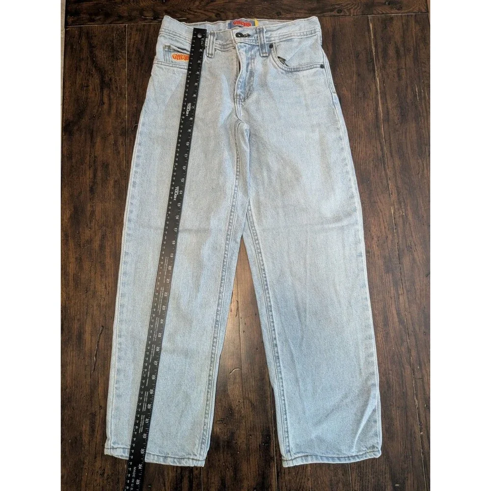 EMPYRE Skater Jeans 25 Light Wash Loose Fit Baggy Denim Y2K Streetwear Mens - Picture 2 of 12